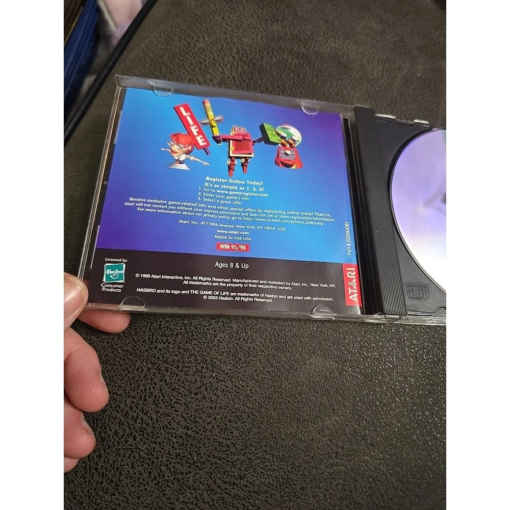 The Game of Life CD-ROM Atari 1998 Interactive PC Game NM!